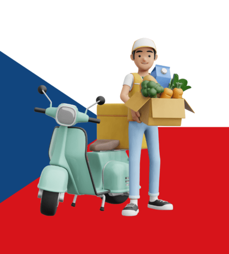 Онлайн доставка еды и продуктов в Мосте (Most) в Чехии